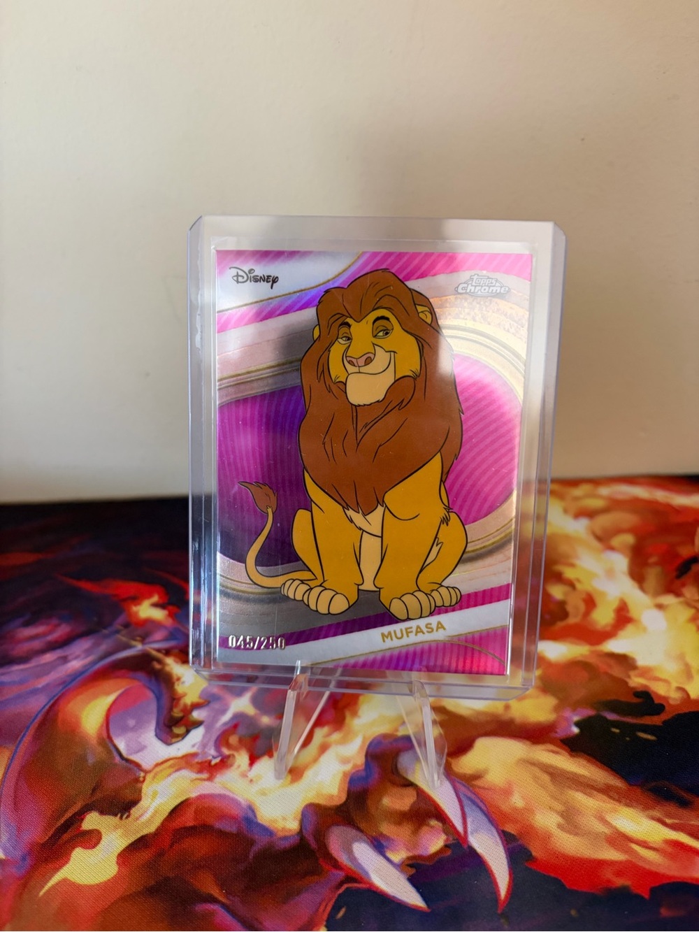 Topps Disney Chrome Mufasa Collectible Card-/250